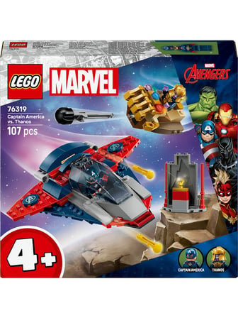 Lego® ǀ Marvel Kaptan Amerika, Thanos'a Karşı 76319 – 4 Yaş & Üzeri Çocuklar Için Minifigür Içeren Oyuncak Yapım Seti (107 Parça)