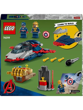 Lego® ǀ Marvel Kaptan Amerika, Thanos'a Karşı 76319 – 4 Yaş & Üzeri Çocuklar Için Minifigür Içeren Oyuncak Yapım Seti (107 Parça)