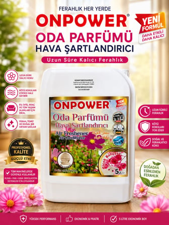 ONPOWER Çiçek Tazeliği Makine Tipi Küre Oda Kokusu 5 Litre Profesyonel Ortam Kokulandırıcı