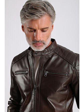 Georges Erkek Spor Deri Mont