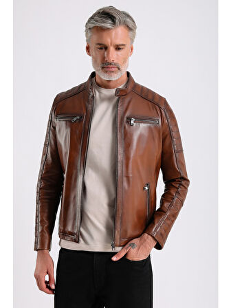 Georges Erkek Spor Deri Mont