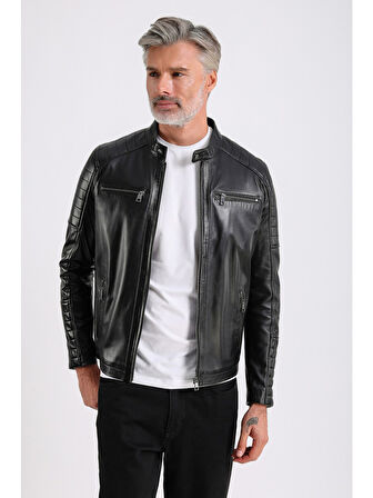 Georges Erkek Spor Deri Mont