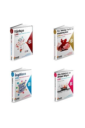 LGS 8.Sınıf Türkçe İnkılap İngilizce Din BTS Soru Bankası