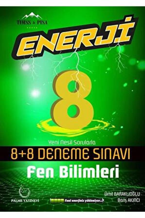 LGS 8.SINIF ENERJİ FEN BİLİMLERİ 8+8 DENEME