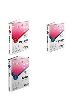 7.Sınıf Matematik Fen Türkçe 3 Adım Soru Bankası