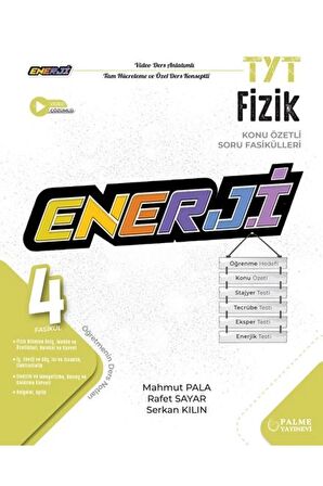 TYT ENERJİ FİZİK KONU ÖZETLİ SORU FASİKÜLLERİ (4 FASİKÜL)