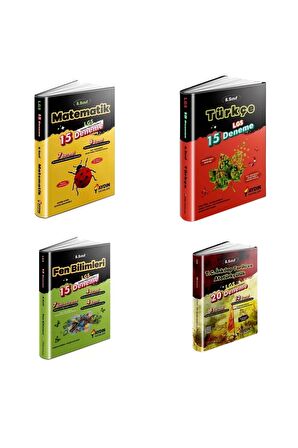 LGS 8.Sınıf Matematik Fen Bilimleri Türkçe İnkılap Deneme