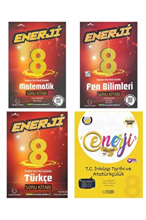 LGS 8. Sınıf Enerji Matematik Fen Türkçe ve İnkılap Soru Bankası