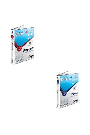 LGS 8.Sınıf Matematik Türkçe 3 adım Soru Bankası
