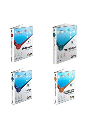 LGS 8.Sınıf Matematik Fen Türkçe İnkılap 3 adım Soru Bankası