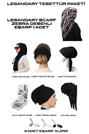 Alcanavm 13 Parça Levidor Tesettür Paketi 9877411598543