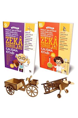Zeka Soruları Maket Hediyeli İkili Set