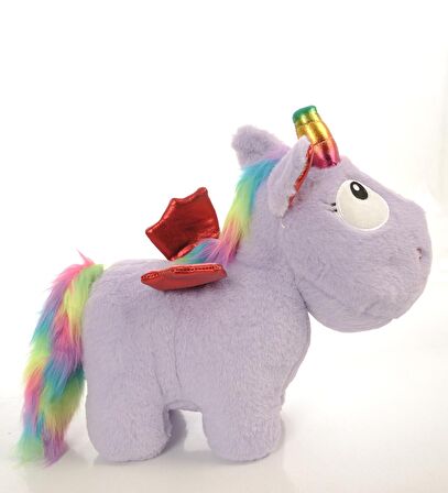 İthal 1. Kalite Peluş Kanatlı Unicorn (50cm) ve Soft TOP