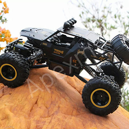 2.4GHz Uzaktan Kumandalı 1:12 Ölçek 7.4V Şarjlı 4x4 Off-Road Rock Crawler - Oyuncak Rc Arazi Aracı