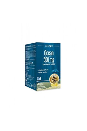 Ocean 500 mg 60 Kapsül Saf Balık Yağı