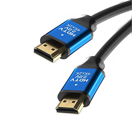 C-592 Yüksek Hız HDMİ HDTV 4K HDR 2.0V Görüntü Aktarma Kablosu 3 Metre