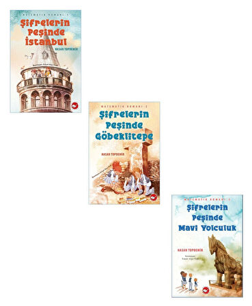 Matematik Romanı Şifrelerin Peşinde Seti 2 Kitap (Göbeklitepe + İstanbul + Mavi Yolculuk)