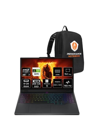 Legion 5 Ryzen AI 7 350 8GB 256GB SSD RTX5070/8GB 115W 15.1" QHD+ OLED 1000nits 165Hz W11P
