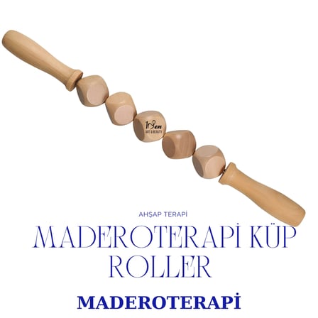 1Sen Art & Beauty Maderoterapi Küp Roller Ahşap Masaj Aleti