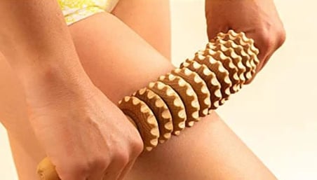 1sen art & beauty maderoterapi engraved roller ahşap masaj aleti