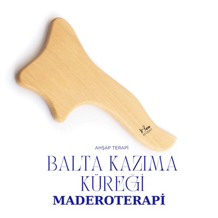 Venüs Maderoterapi 3'lu Set Ahşap Masaj Aleti