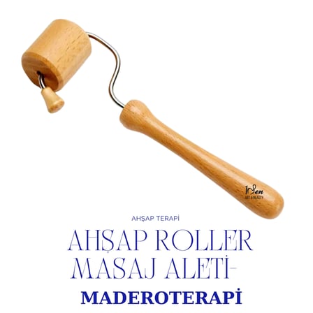 maderoterapi ahşap roller masaj aleti- yüz ütüleme