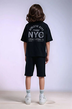 Erkek Çocuk Giyim T-Shirt & Şort İkili Takım LL.P01.O2.L01.003
