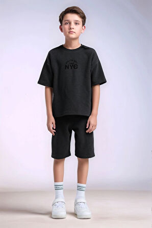 Erkek Çocuk Giyim T-Shirt & Şort İkili Takım LL.P01.O2.L01.003