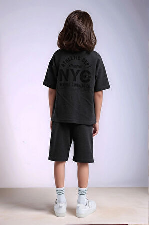 Erkek Çocuk Giyim T-Shirt & Şort İkili Takım LL.P01.O2.L01.003