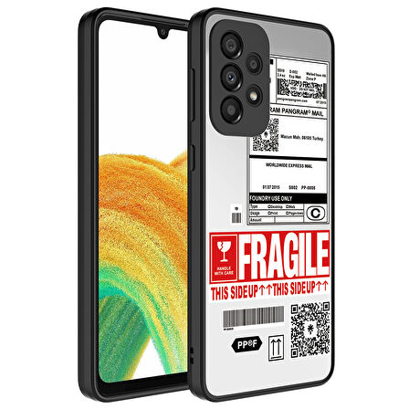 Samsung Galaxy A73 Kılıf Aynalı Desenli Kamera Korumalı Parlak  Mirror Kapak