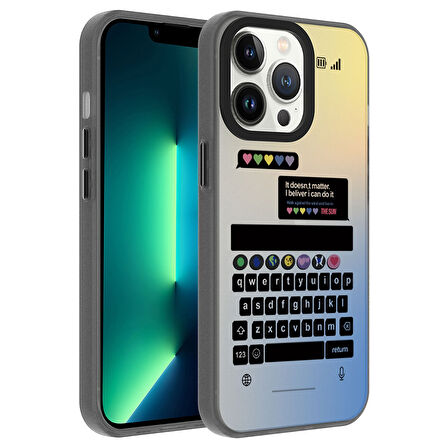 iPhone 13 Pro Kılıf Desenli Seri Dragon Yüksek Kalite Baskılı Sert Kapak