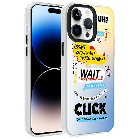 iPhone 14 Pro Kılıf Desenli Seri Dragon Yüksek Kalite Baskılı Sert Kapak