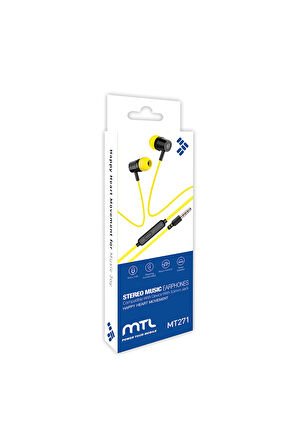 F19 Pro+ Uyumlu Tak Çalıştır Stero 3.5mm Jack Kulaklık MT-A271