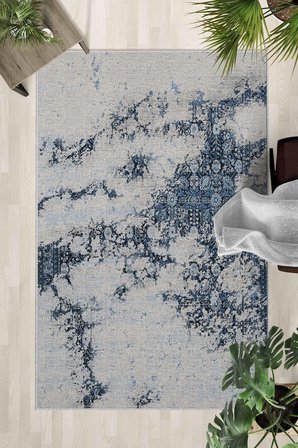 Kaymaz Taban Yıkanabilir Halı – Mutfak, Salon, Yatak Odası için Modern Dijital Baskı Halı (SLNHALI_1