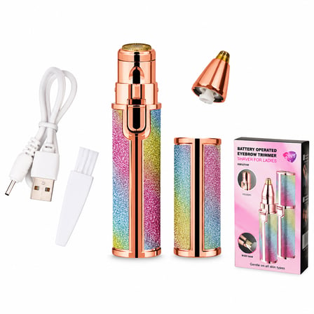 USB Şarjlı 2-in-1 Burun ve Yanak Tüy Alma Makinesi