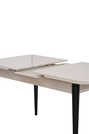 Yakamoz Kum Beji Elma MDF Mutfak Masa Sandalye Takımı 80x130
