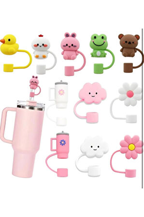 4 Adet Stnly Quencher Için Pipet Kapağı Toz Kapak