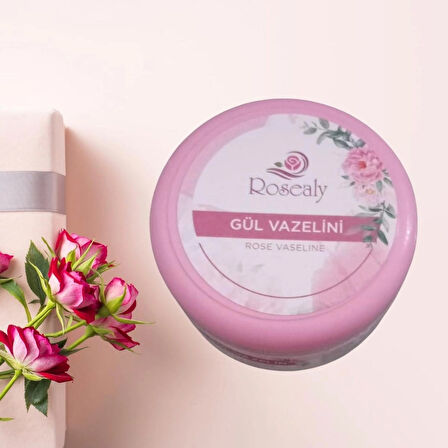 Rosealy Naturel Isparta Gül Vazelin Krem 100 Ml