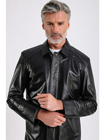 Bruno Erkek Uzun Deri Kaban