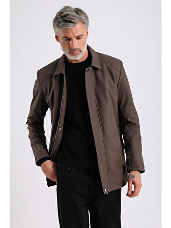 Bruno Erkek Uzun Deri Kaban