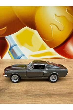 1967 Ford Shelby GT-500 Çek Bırak Lisanslı Diecast Model Araba Kapıları Açılır