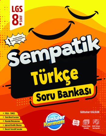 8.Sınıf Jett Türkçe Fasikülleri-Sempatik Türkçe Soru Bankası -1.Dönem Tüm Dersler Soru Bankası