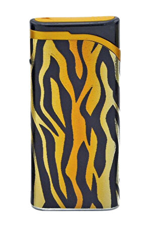 Zebra Desenli Siyah Tek Torch Pürmüz Plastik Puro Çakmağı