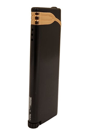 Siyah - Bronz Tek Torch Pürmüz Metal Puro Çakmağı