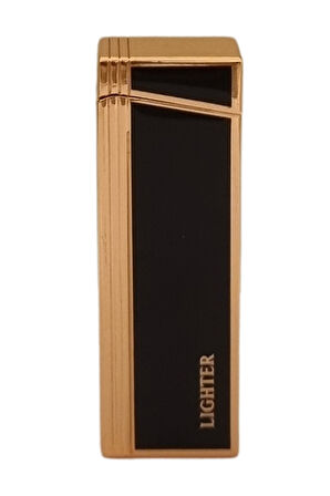 Bronz - Siyah Tek Torch Pürmüz Metal Puro Çakmağı