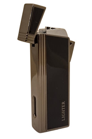 Gunmetal - Siyah Tek Torch Pürmüz Metal Puro Çakmağı