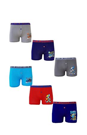 ERKEK ÇOCUK DESENLİ 1. KALİTE BOXER