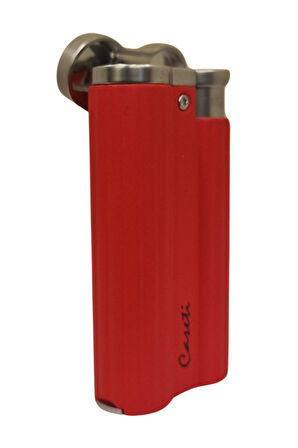 Tek Torch Pürmüz Mat Kırmızı Puro Çakmağı