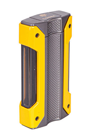 Tek Torch Pürmüz Sarı-Gunmetal Metal Puro Çakmağı