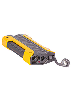 Tek Torch Pürmüz Sarı-Gunmetal Metal Puro Çakmağı